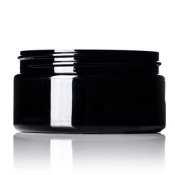 Black PET Jar - 8 oz