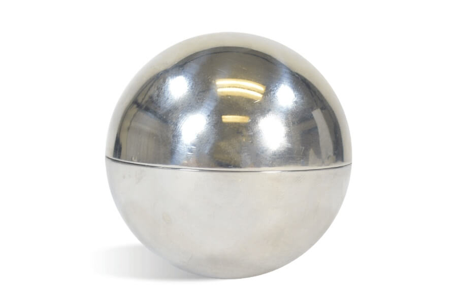 Stainless Steel Bath Bomb Mold - 63 mm (approximately 2.4 inches in  diameter)